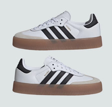 Sz 6 - Adidas Wmns Sambae 'White Black Gum'