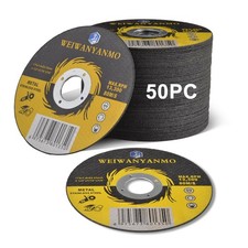 50-Pack Cut Off Wheels 4.5&rdquo; x 7/8&rdquo; x 4-1/2" - Fast Cutting Disc