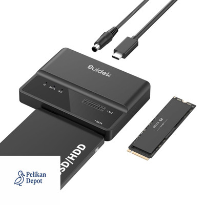 NVMe SSD Gehäuse 10Gbps USB zu M.2 SATA Adapter ohne Werkzeug PCIe