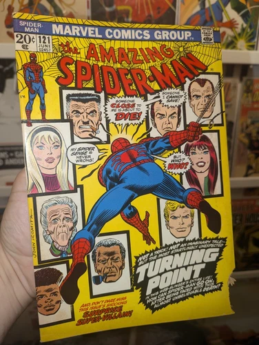 The Amazing Spider-Man #121 Death Of Gwen Stacy (Marvel Comics June 1973)