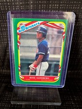 1987 Fleer Sticker Ryan Sandberg #105