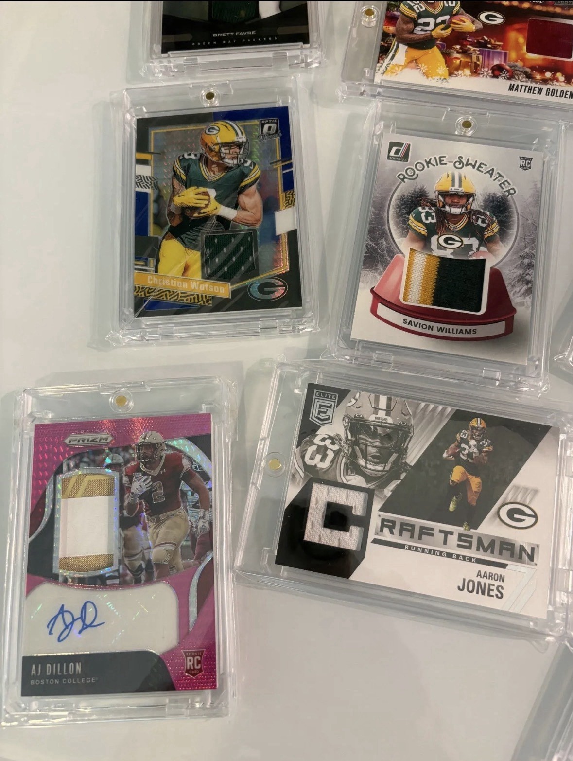 Green Bay Packers Patch/Auto Lot (10) Including Favre Game-Worn! Free Shipping! view 4