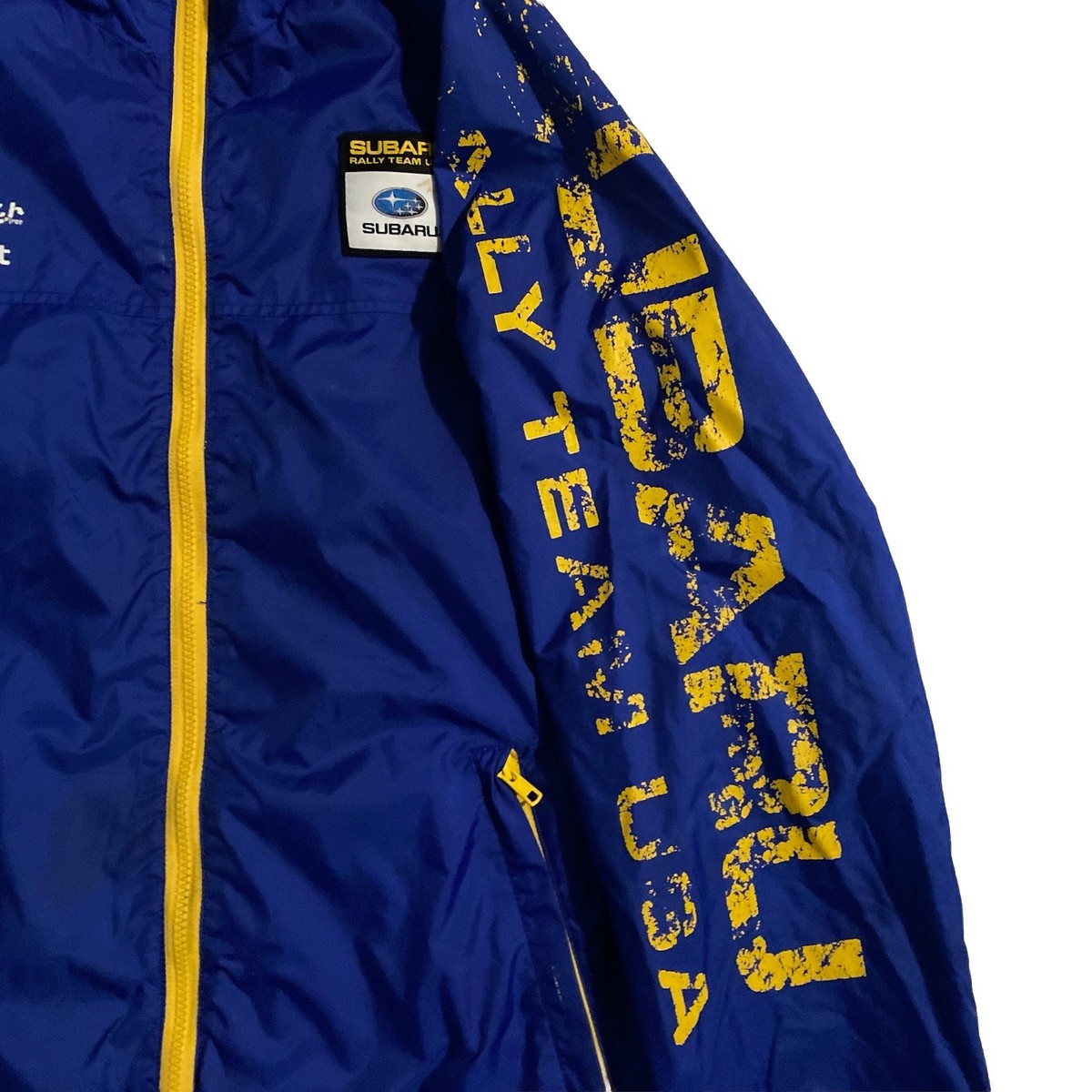 Subaru Rally Team DC Full Zip Reversible Windbreaker Jacket Medium
