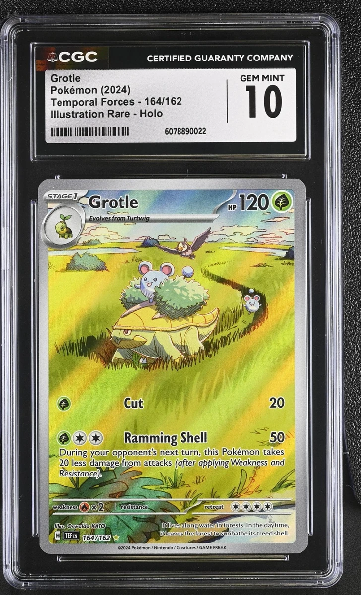grotle pokemon card value Temporal Forces Illustration Rare Holo #164 CGC 10 [Colorless] [Colorless] [Colorless] [Colorless]. Grotle #49 Prices | Pokemon