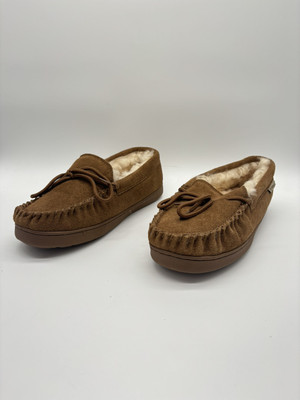 Bearpaw Moc II Men's Sheepskin Lined Slippers Brown Suede US
