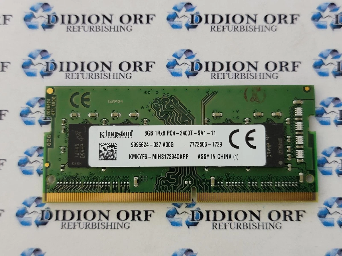 Kingston DDR4 SDRAM 8 GB Capacity per Module Memory (RAM) for sale