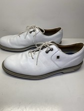 FootJoy Men's Premiere Series Packard Golf Shoes White Navy Size 11, Spikes