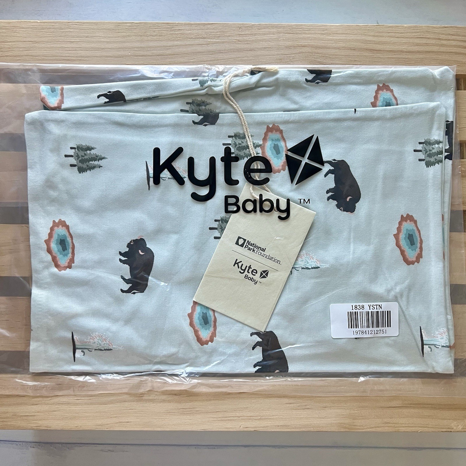 *NIB* Kyte Baby Toddler Pillow Case In Yellowstone 13”x18” National Park Collab