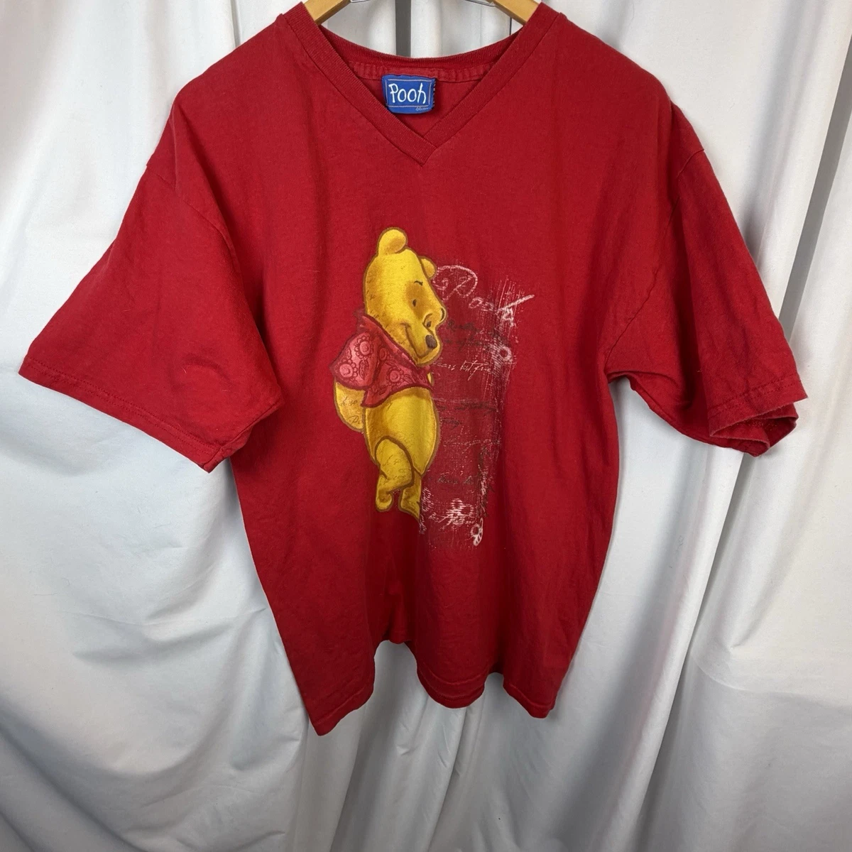 Winnie the Pooh Red Disney T-Shirts (1968-Now) for sale | eBay