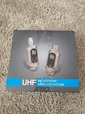 Aiworth Wireless Mikrofon Konverter XLR Sender Empfänger Audiosystem Neu in OVP