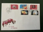 Sweden 2004 #2478a-e Flowers - FDC
