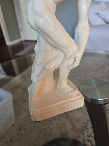 The Discobolus Discus Thrower Sculpture By G. Ruggeri Made In Italy - Picture 3 of 5