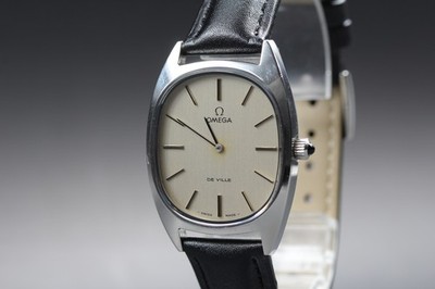 Vintage 1975 Omega De Ville Cal.625 Ref.111.0131 Men's Manual SS Silver Dial