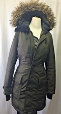 Golden By Tna Haven Parka Golden Gray Women's Premium Goose Down Jacket Coat Sml