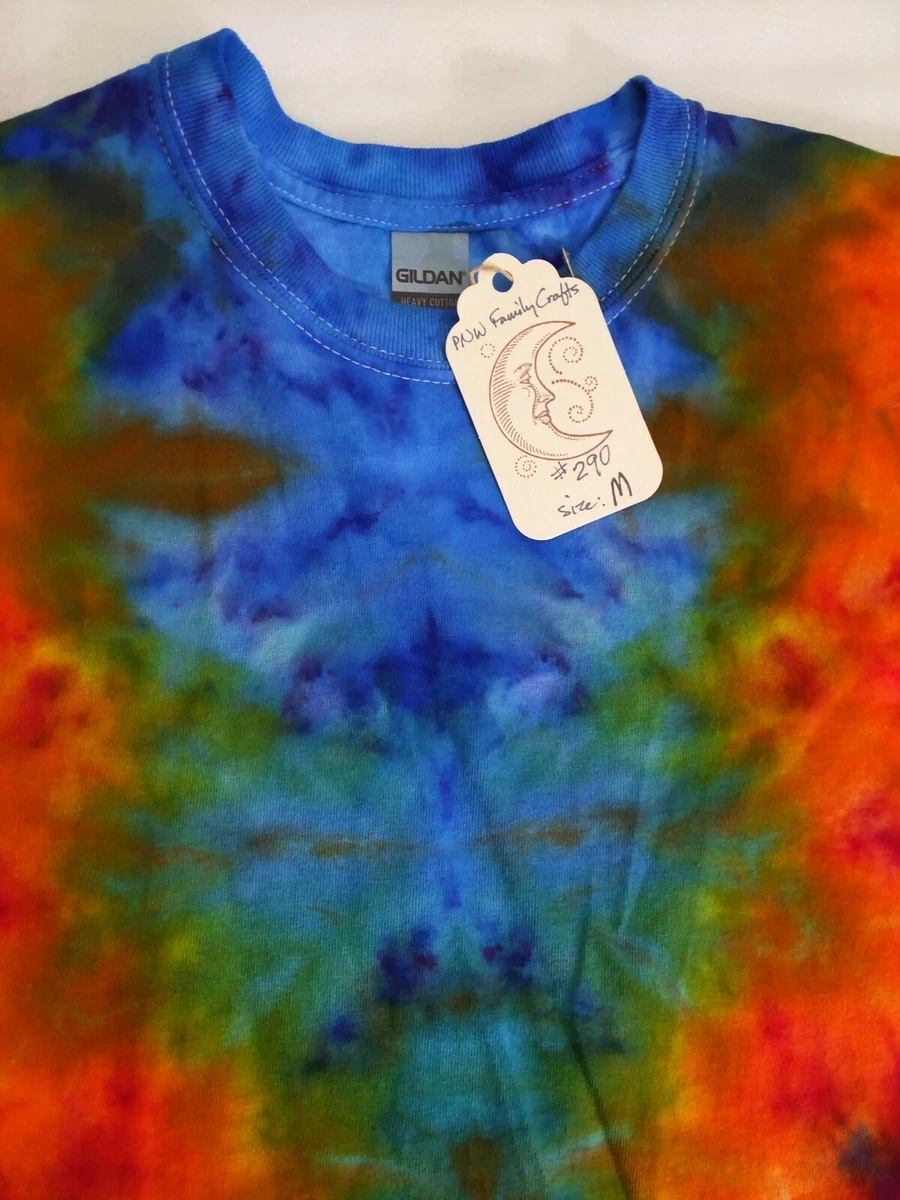 Tie dye T shirt M - Actual Shirt not Sample! Handmade in PNW #290  