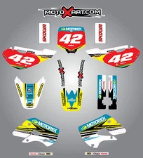RM 65 / 2000 - 2012 full custom graphics kit STRIKE style / stickers decals