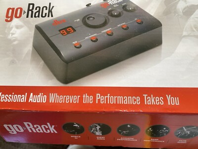 Dbx GoRack Stereo Audio Processor. Feedback Eliminator, EQ, Comp & Sub