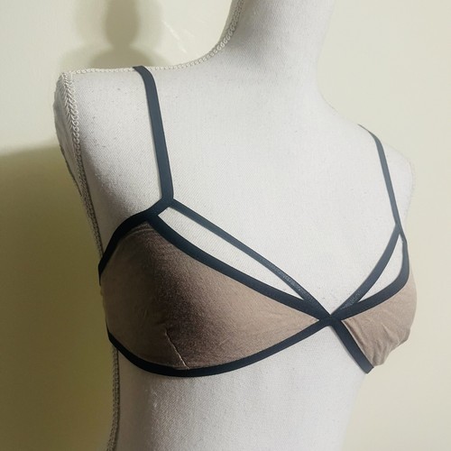 1 reggiseno sexy anemone lingerie taglia unica da piccolo a grande, NON IMBOTTITO, marrone - Foto 3 di 12