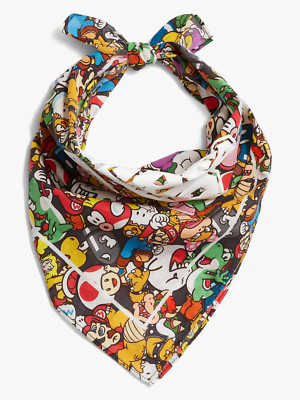 ONLY 1 LEFT!! - NEW Levi's  X Super Mario Printed Bandana - IN HAND, FAST SHIP!!