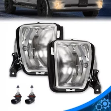 For 2013-2018 Dodge Ram 1500 Fog Lights Lamps w/Bulbs Driver & Passenger 13-18