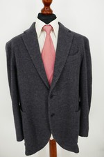 Lardini jacket size 27 virgin wool mix charcoal grey blue label excellent condition