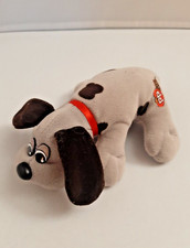Tonka Pound Puppies Gray w/ Brown Ears Spots Puppy Dog Plush Toy