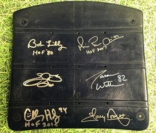 AUTOGRAPHED DALLAS COWBOYS SEATBACK EMMITT IRVIN DORSETT WITTEN LILLY HALEY JSA