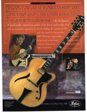 2002 HOFNER Jazzica Electric Guitar DENNY JIOSA Vintage Ad 