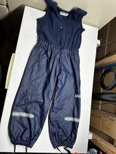 Helly Hansen Water Proof Ski Snowboard Bibs Kids Youth Size 4 Blue 104/4
