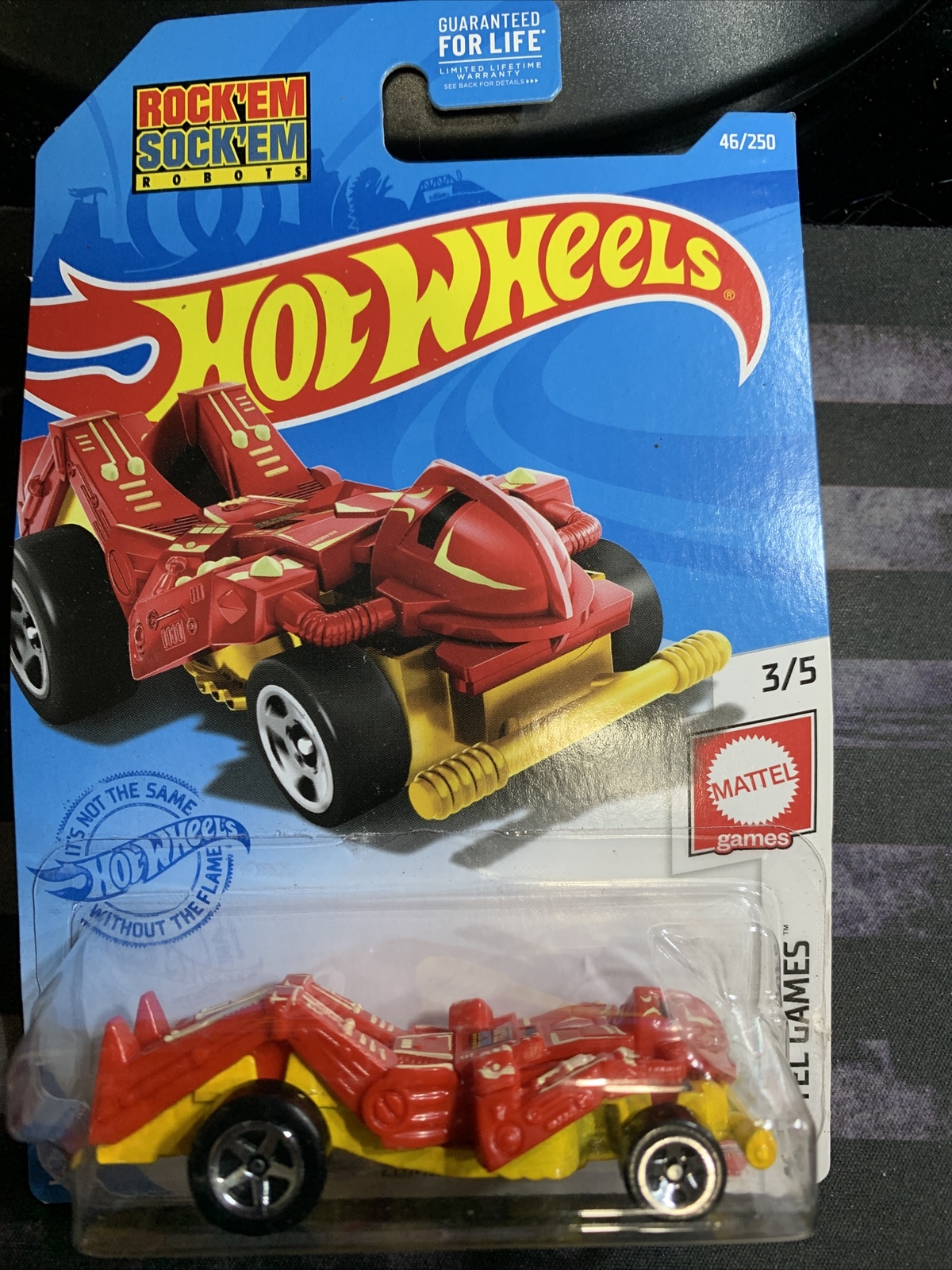 Hot Wheels Zombot #046 HW Mattel Games 3/5 Red VHTF! 2021