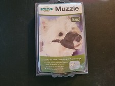 PetSafe Muzzle -Small Breeds - Black Padded for Comfort Adjustable