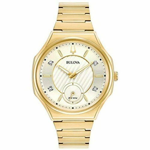 BULOVA 97P113 DIAMOND ROSE GOLD TONE DIAMOND DIAL BRACELET BAND WOMENS WATCH Bulova 97P113 Rose Gold-Tone Stainless Steel Diamond  main image 3