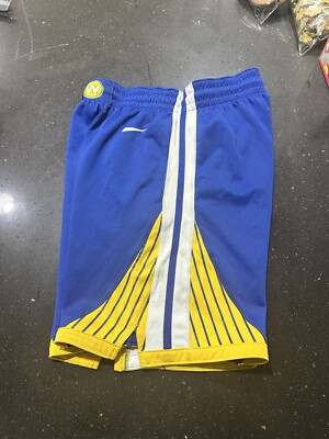 Used Nike NBA Golden State Warriors Basketball Shorts SZ30