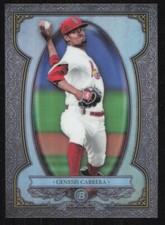 2019 Bowman Chrome Sterling GENESIS CABRERA Baseball card ST. LOUIS CARDINALS