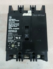 Westinghouse Circuit Breaker 15 Amp MCP03150CR 3P 600VAC