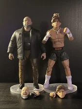Jazwares AEW Unrivaled 10 “Taz” & AEW Unmatched 7 “Hook”  Wrestling Figures Set!