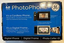 GE DECT 6.0 Digital Photo Picture Phone with Photo Caller ID, SD XD