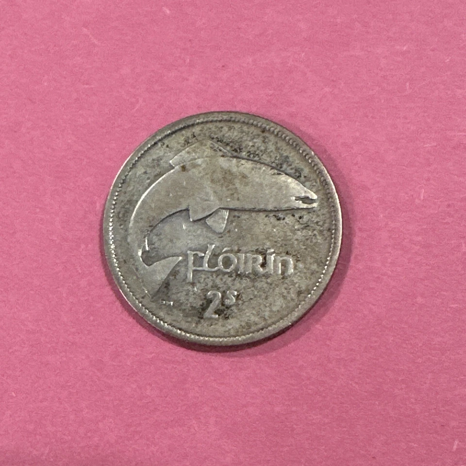 IRELAND, REPUBLIC SILVER FLORIN / 2 SHILLINGS 1933 SALMON - Image 2 of 3