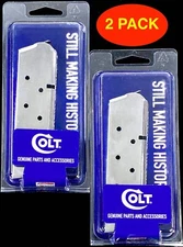 Colt 1911 45 ACP 8 rd Stainless Magazine Gov't & Commander *2 PACK*  SP574001RP