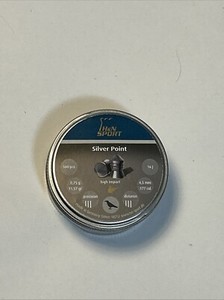 H&N Sport Silver Point .177 Cal. 11.57 gr Airgun Pellets 500