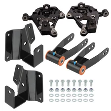 2"/4" Drop Kit For Chevy Silverado 1500 2WD 99-06 Spindles & Shackles & Hangers