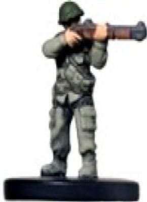 Axis & Allies miniatures 1x x1 M1 Garand Rifle A&A Base Set NM with card
