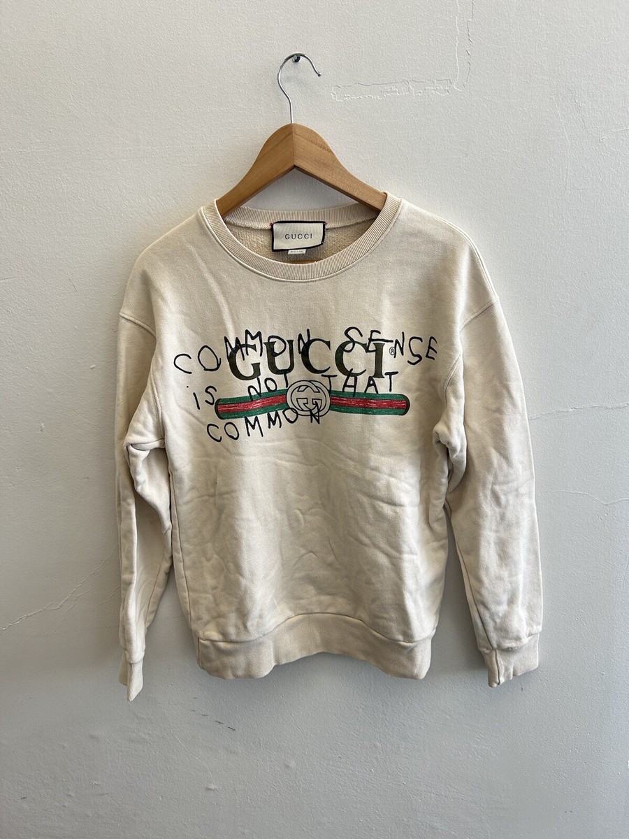Gucci M Crewneck Sweater Off-White Coco Capitan Common Sense XS