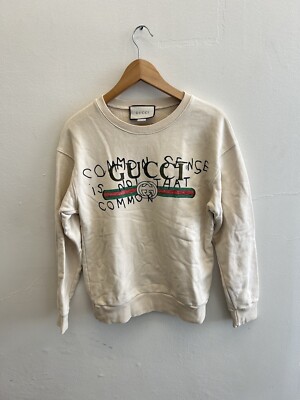 Gucci M Crewneck Sweater Off-White Coco Capitan Common Sense XS