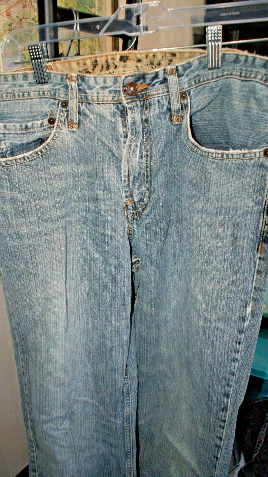 Mens Baileys Point Jeans Strait Size 32X34 Actual 32X33