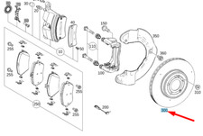 Mercedes-Benz CLA C118 Bremsscheibe vorne belüftet A247421201207 NEU ORIGINAL