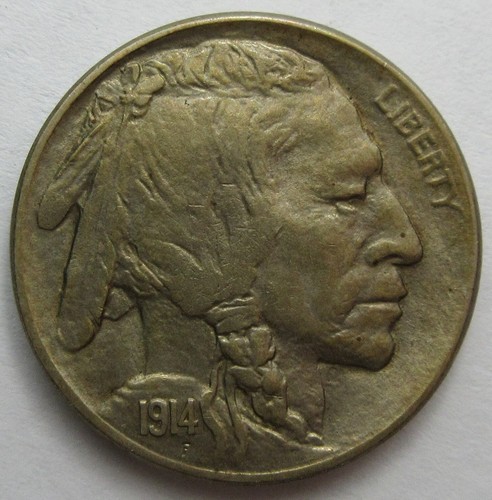 1914 Buffalo Nickel -Mint State- (#325e) - 第 1/2 張圖片