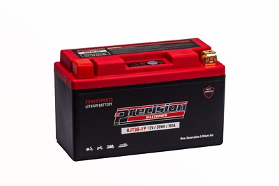 Precision HJT9B-FP Lithium-Ion Battery Replacement for Interstate CYT9B-BS, 12V