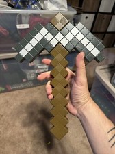 Mattel Minecraft Hard Plastic 14 Diamond Sword Pickaxe