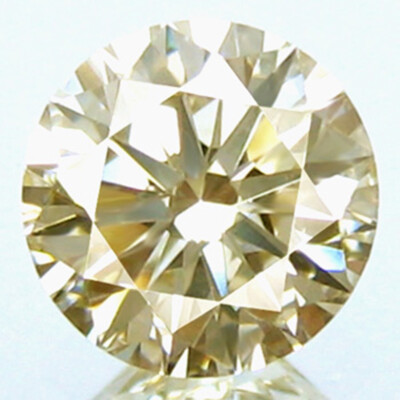 NATURAL DIAMOND DAZZLING GOLDEN YELLOW TINT DIAMOND BRILLIANT ROUND CUT